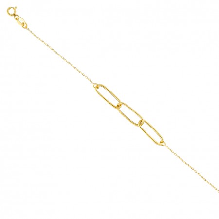 PULSERA EN ORO MALLAS