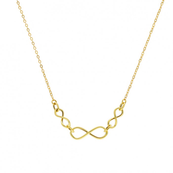 GARGANTILLA EN ORO CON INFINITOS