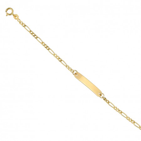 ESCLAVA EN ORO INFANTIL MALLA ALTER