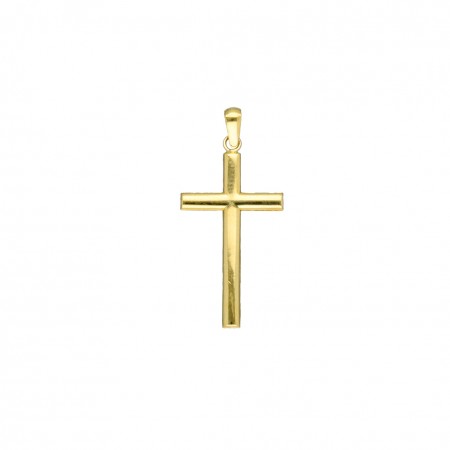 CRUZ INFANTIL EN ORO LISA