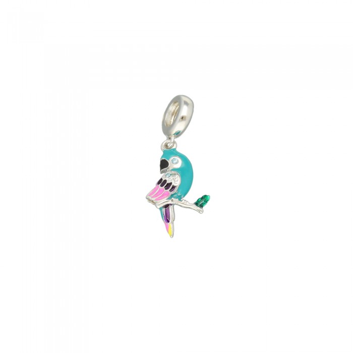 CHARM PARA PULSERA LORO VERDE