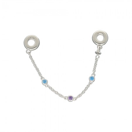 CHARM PARA PUSERA DOBLE CON CIRCONITAS