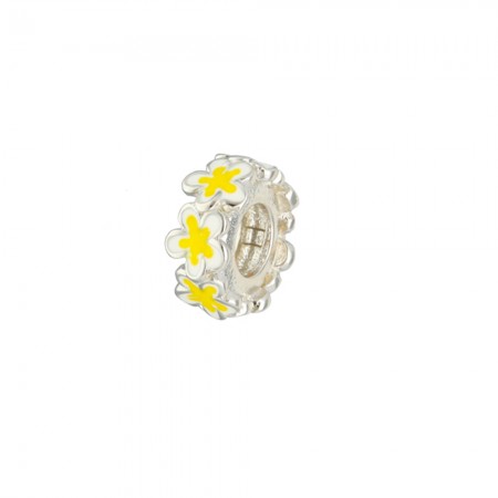 CHARM PARA PULSERA CON FLORES AMARILLAS