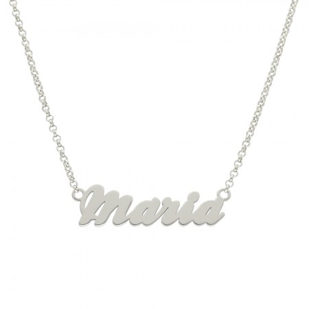 GARGANTILLA EN PLATA CON NOMBRE GARGANTILLA EN PLATA CON NOMBRE