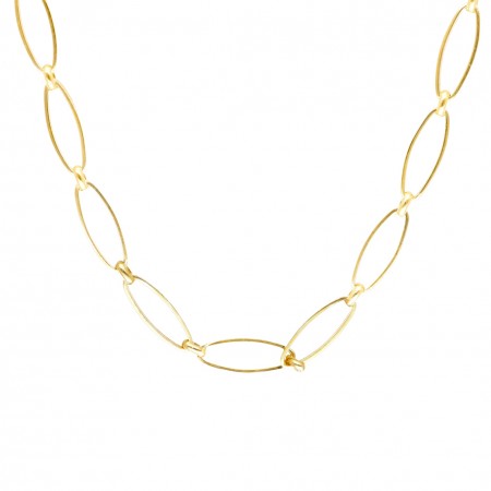 GARGANTILLA EN ORO ÓVALOS