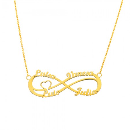 GARGANTILLA EN ORO INFINITO NOMBRES GARGANTILLA EN ORO INFINITO NOMBRES