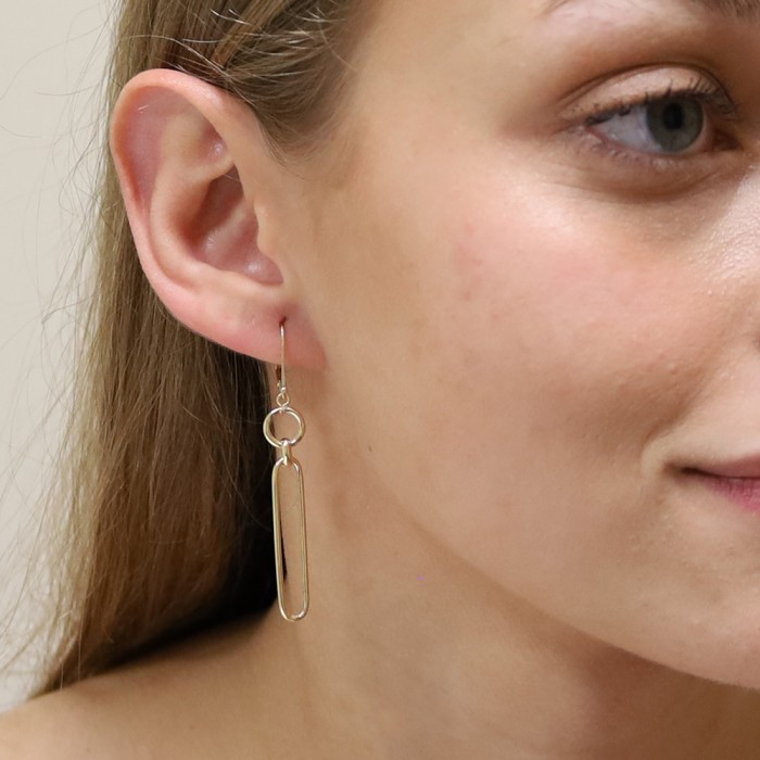 PENDIENTES EN ORO LARGOS