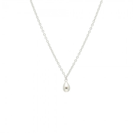 GARGANTILLA PLATA COLGANTE GOTA