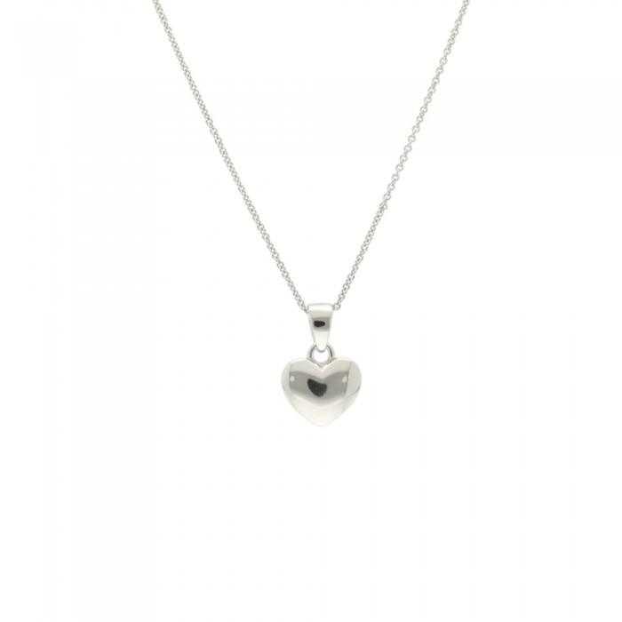 GARGANTILLA PLATA COLGANTE CORAZÓN