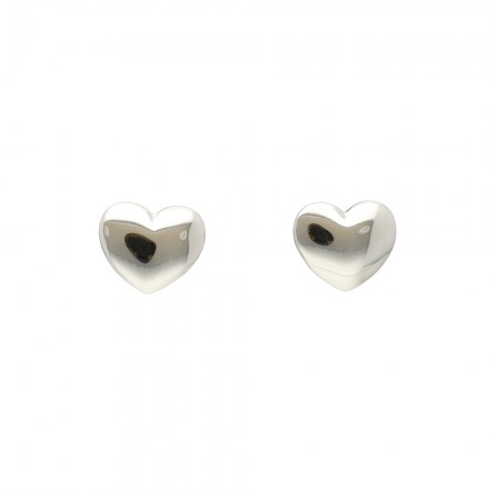 PENDIENTES PLATA FORMA CORAZÓN