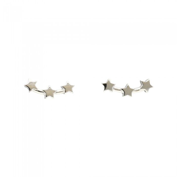 PENDIENTE PLATA ESCALADORES ESTRELLAS