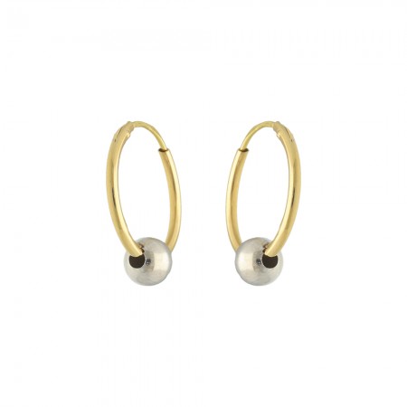 PENDIENTES ORO ARO ESFERA