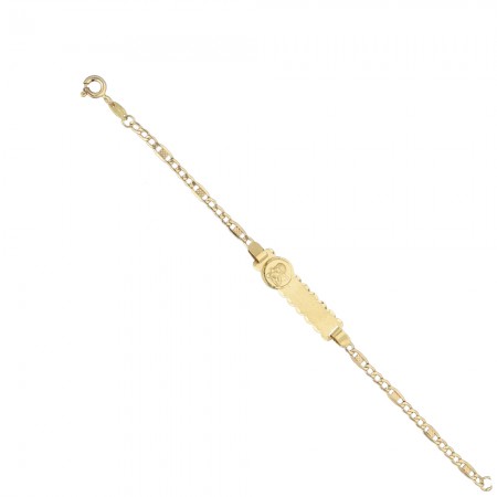 ESCLAVA INFANTIL ORO IMAGEN ÁNGEL