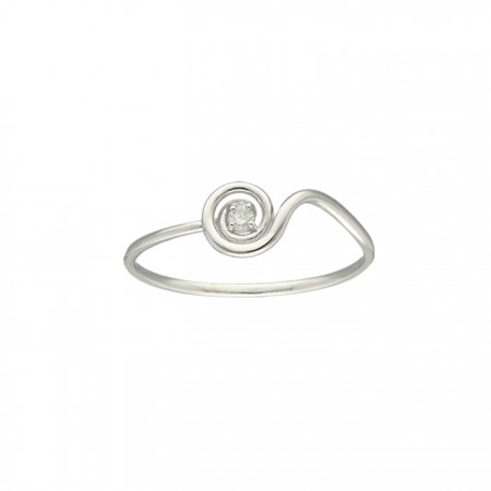 ANILLO ORO BLANCO DIAMANTE
