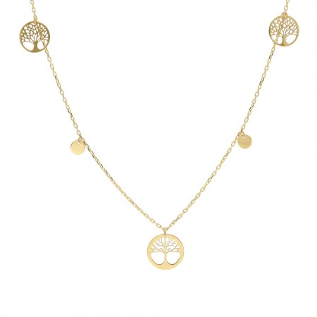 GARGANTILLA ORO ÁRBOL DE LA VIDA