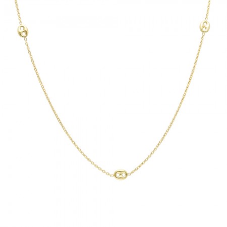 GARGANTILLA EN ORO DETALLES CALADOS