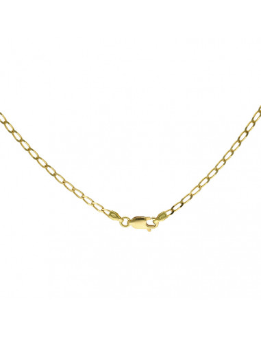 CADENA EN ORO MACIZA MALLA BILBAO