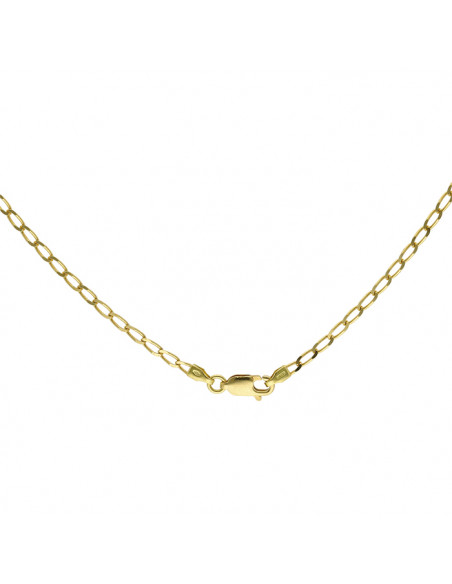 CADENA EN ORO MACIZA MALLA BILBAO