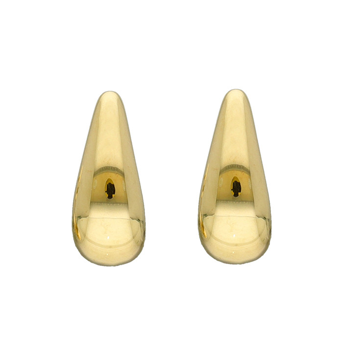 PENDIENTES EN ORO CON FORMA GOTA LARGO