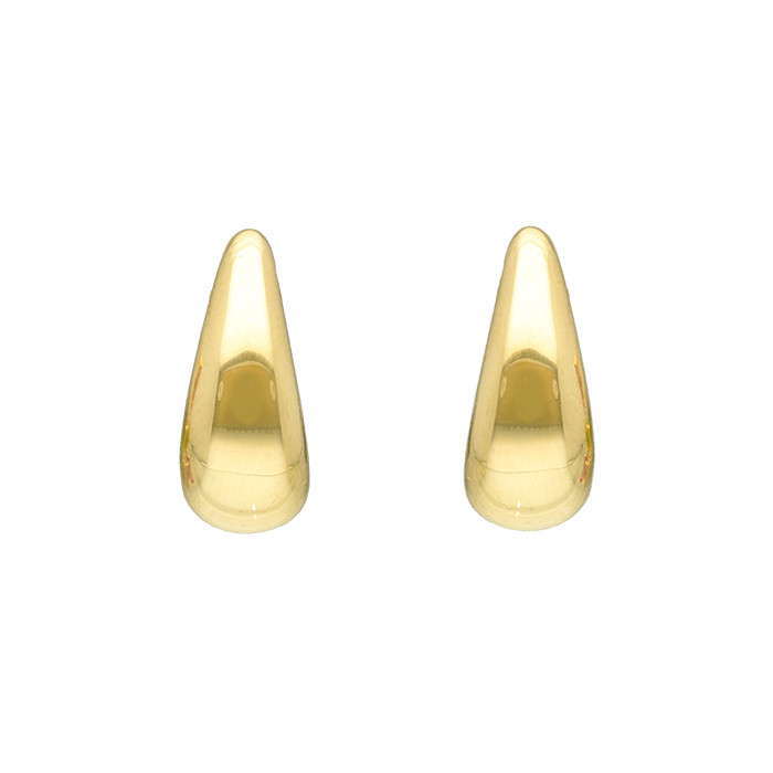 PENDIENTES ORO GOTA LISOS