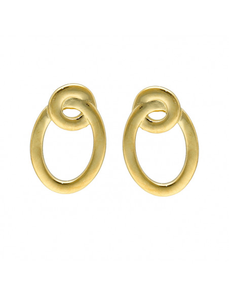 PENDIENTES ORO OVALOS CALADOS
