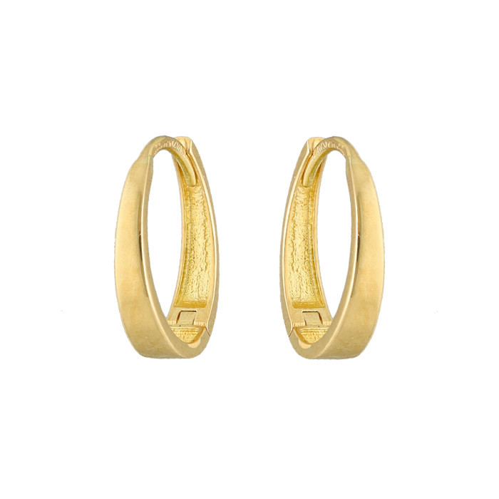 PENDIENTES ORO ARO OVALES