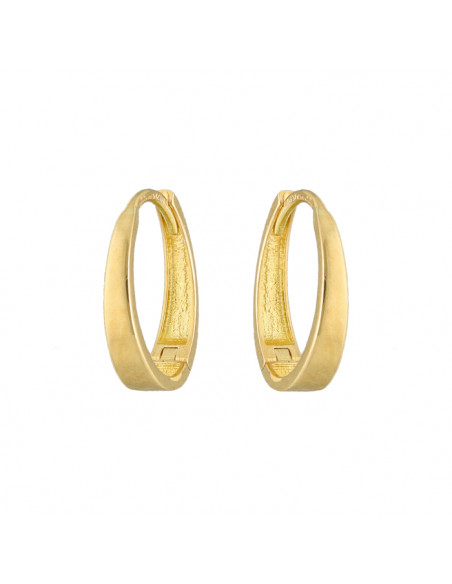 PENDIENTES ORO ARO OVALES