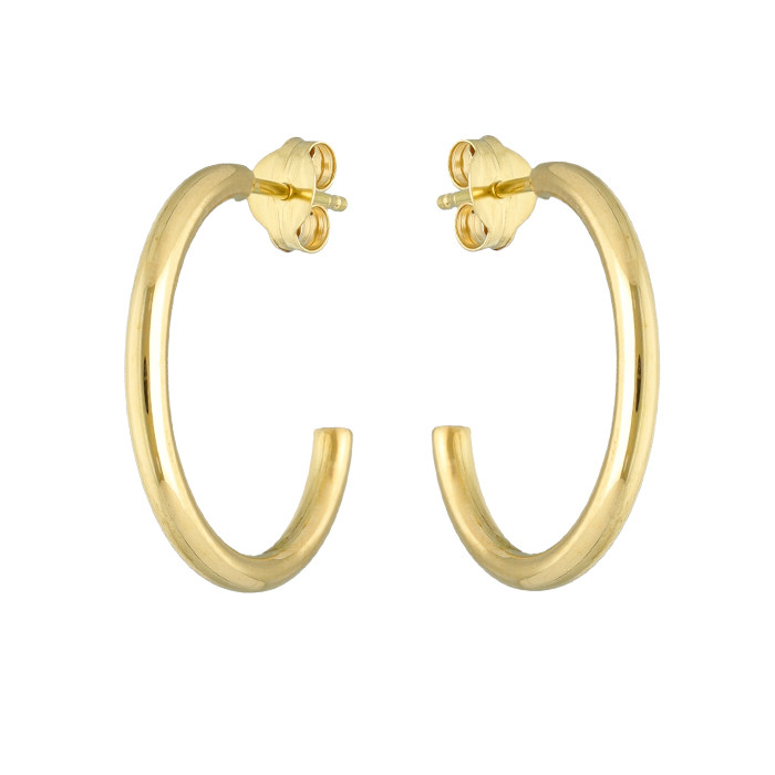 PENDIENTES ORO FORMA DE ARO