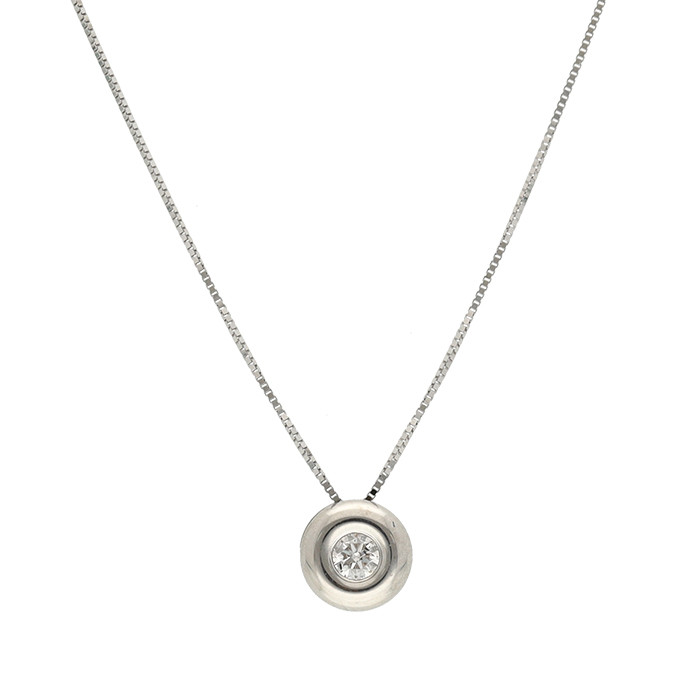 GARGANTILLA ORO 18 QUILATES Y DIAMANTE