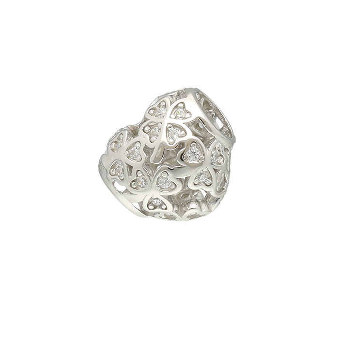 CHARM PARA PULSERA CORAZON CON CIRCONITAS