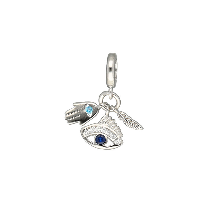 CHARM PARA PULSERA OJO-MANO-ALA