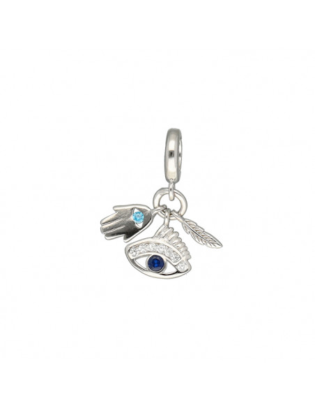 CHARM PARA PULSERA OJO-MANO-ALA