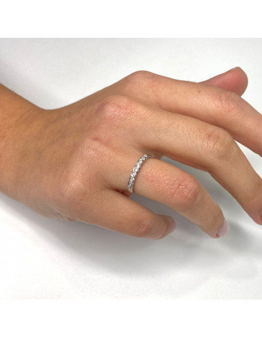 ANILLO EN ORO BLANCO DE 18 QUILATES