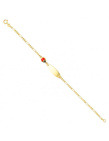 PULSERA EN ORO MALLA ALTER ESCLAVA MARIQUITA