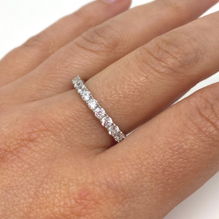 ANILLO EN PLATA ALIANZA CIRCONITAS GARRAS 2