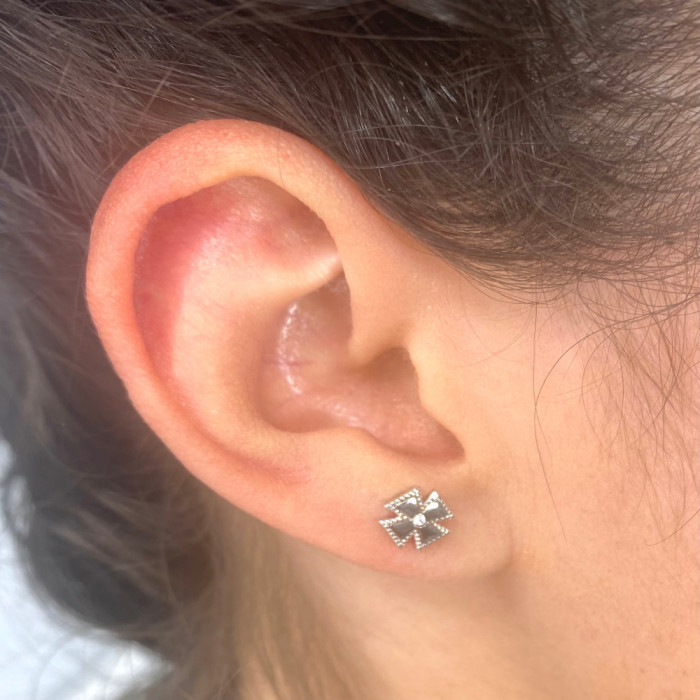 PENDIENTES PLATA FORMA CRUZ 2