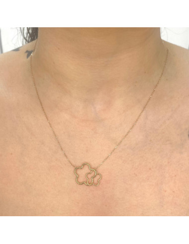 GARGANTILLA EN ORO FLOR