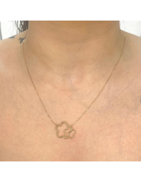 GARGANTILLA EN ORO FLOR GARGANTILLA EN ORO FLOR