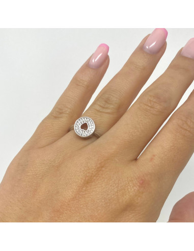 ANILLO EN PLATA DE 1ª LEY