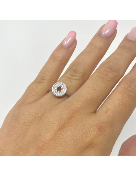 ANILLO EN PLATA DE 1ª LEY