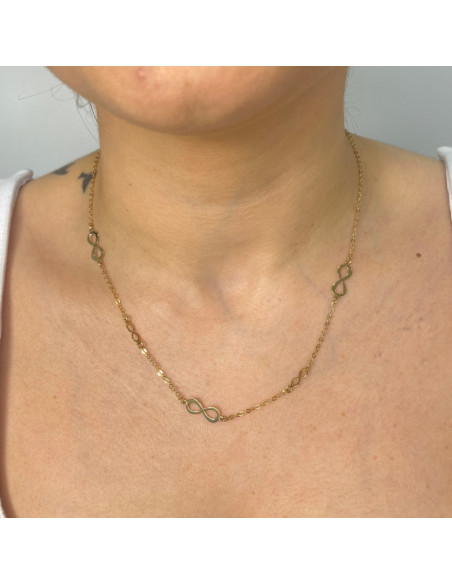 GARGANTILLA EN ORO DE 9 QUILATES