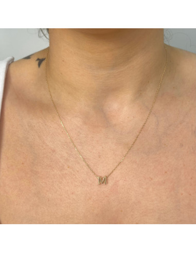 GARGANTILLA ORO 9 QUILATES INICIAL