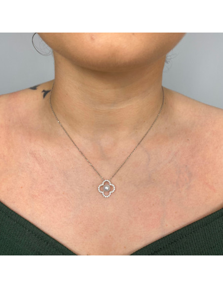 GARGANTILLA CIRCONITAS Y PERLA