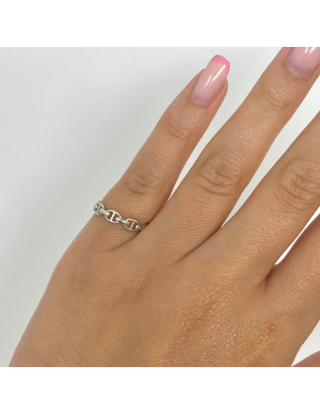 ANILLO EN PLATA CALABROTE