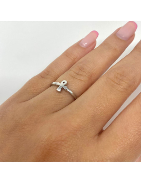 ANILLO PLATA CRUZ