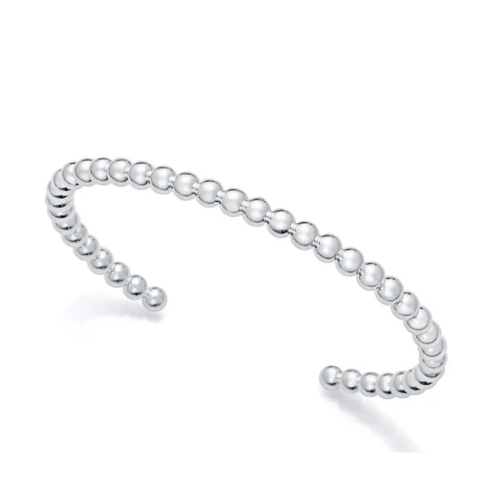 PULSERA EN ACERO CHAPADO EN PLATA COLECCION LAURA ESCANES 14319P01000
