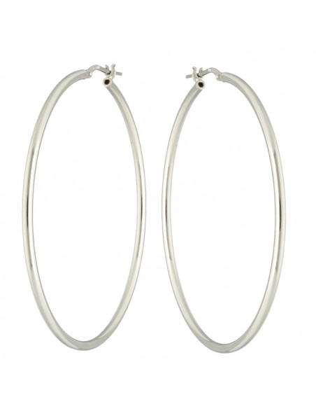 PENDIENTES EN PLATA FORMA ARO REDONDOS