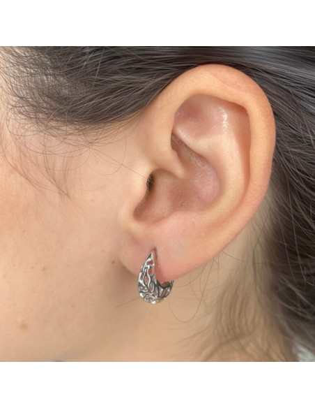 PENDIENTES EN PLATA CRIOLLA CELOSIA DISMINUCIÓN