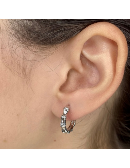 PENDIENTES CRIOLLA BAMBÚ