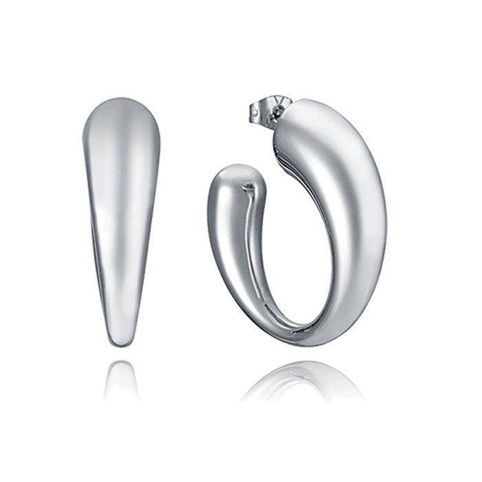 PENDIENTES EN ACERO DE VICEROY DISEÑO CRIOLLA DISMINUCIÓN ACABADO MATE 15196EO1000